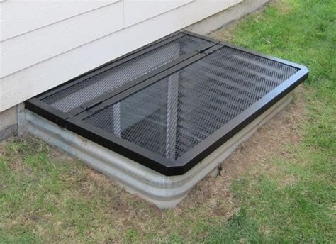 Egress Window Well Covers Metal Window Well Grid Egress Window Cover