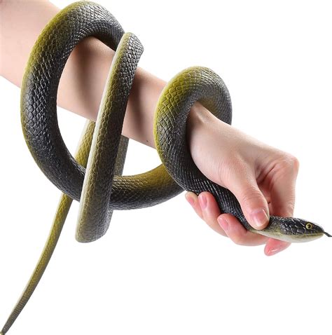 53 Large Rubber Snake Super Realistic Fake Snake Looks So