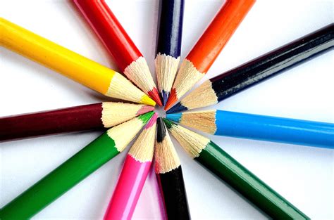 Free Images Pencil Purple Line Green Red Color Macro Paint
