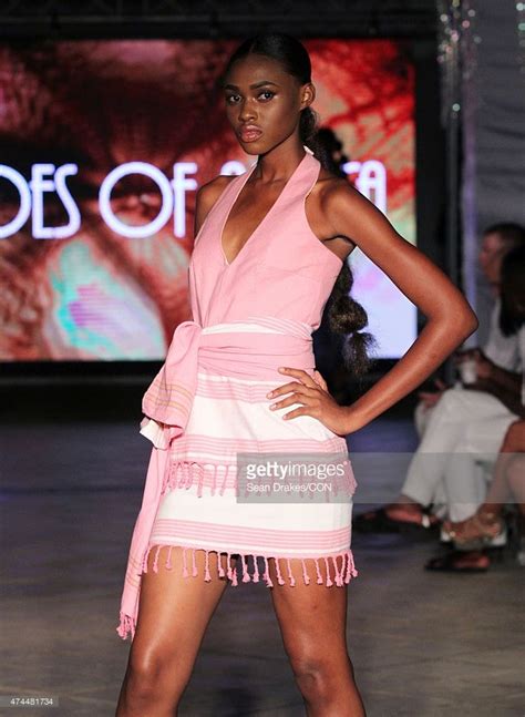 Model Walks In The Shades Of Africa Show During Styleweek 2015 At Top