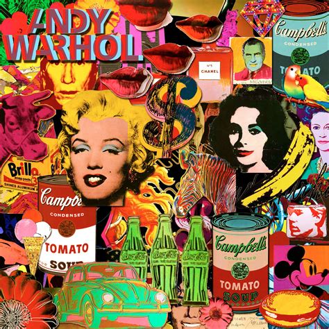 39 X 39 Andy Warhol Montage Street Pop Art Print Etsy Pop Art