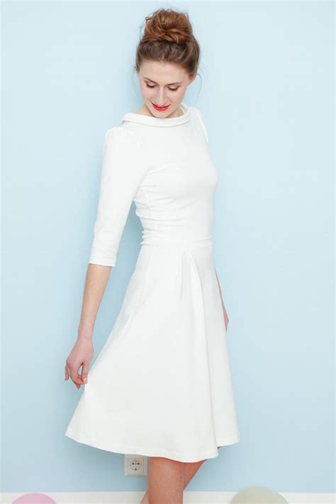 Standesamtkleider brautmoden sanna lindstrom sannalindstroem.de. Brautkleid Star cremeweiß | Hochzeit kleid standesamt ...