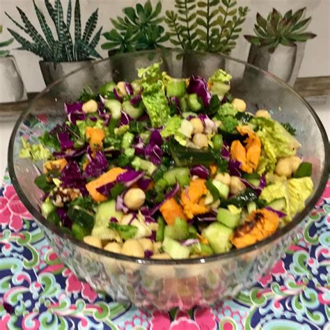Gluten Free A Z Anti Inflammatory Salad With Tahini Dressing