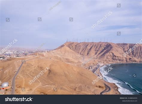 Aerial View Chorrillos Boardwalk Lima Peru Stock Photo 2148816555