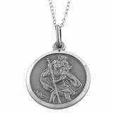 Sterling Silver St Christopher Necklace Pictures