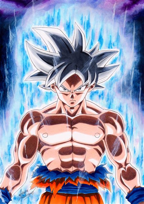 Dragon Ball Super Goku Instinto Superior Aprender A Desenhar Anime Fan Art Goku
