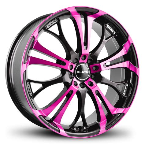 The Original Hd Wheels Spinout Pink Custom Rims 16 17 18 20 And 22in