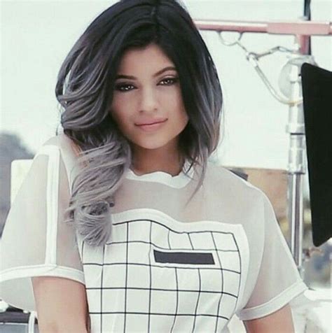 Kylie Jenner Grey Ombre Hair Hair Styles Hair Looks