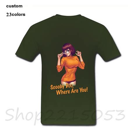 Hot Sexy Velma T Shirts Scooby Doo Boo Where Are You Porn Hub Mens Ahegao T Shirts Hombre Cool