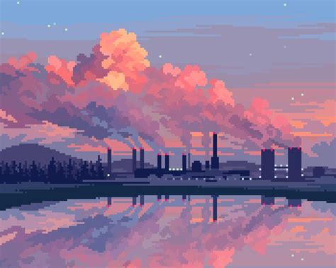 Jubilee ️ On Twitter Pixel Art Landscape Pixel Art Pixel Art Background
