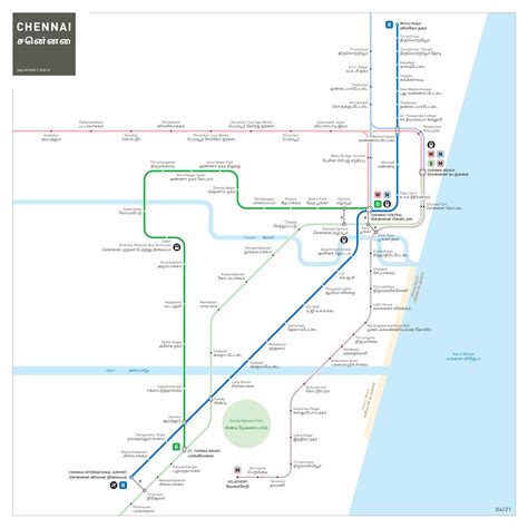 Chennai Metro Map Inat