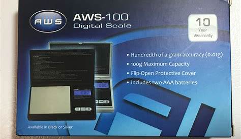 aws-100 scale manual