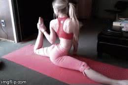 Gifs Of Hot Girls Doing Yoga That Will Keep You Smiling All Day Long Gifs