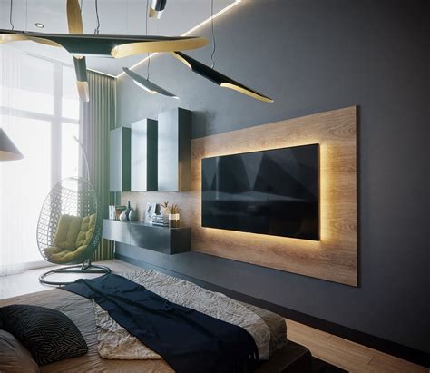 50 Ideas To Decorate The Wall You Hang Your Tv On Idee Di Arredo