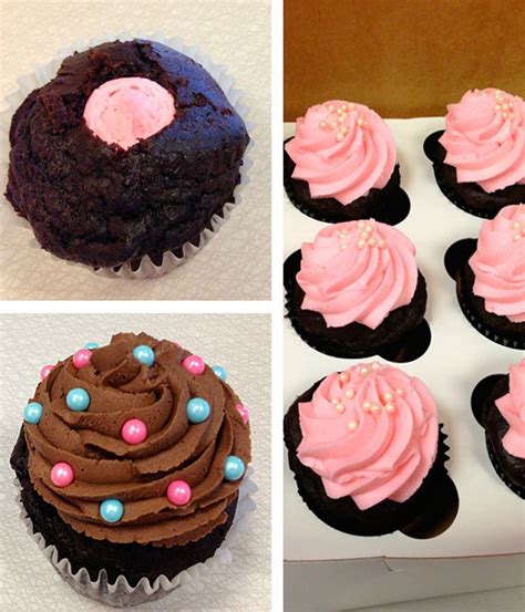 Gender Reveal Jumbo Filled Cupcake Classy Girl Cupcakes