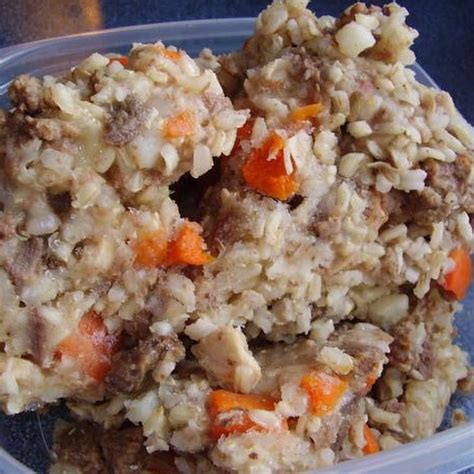Add the rice and cook for about 10 minutes or until the rice is done. Homemade Dog Food | Healthy dog food recipes, Dog food ...