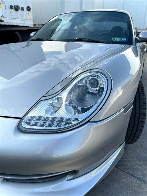 Porsche Boxster 986 996 Mk1 Chrome With Silver Led Drl Projector