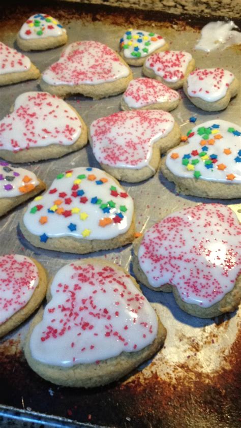 Royal icing cookies with sprinkleswho needs a cape. For shiny icing for sugar cookies, add 1-2 T. of light ...