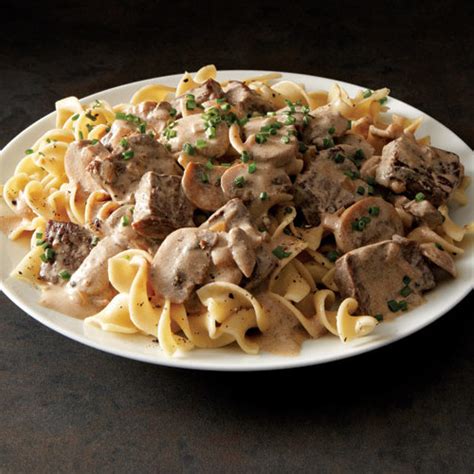 This classic beef stroganoff recipe uses ingredients commonly kept on hand for an easy and delicious family meal. Classic Beef Stroganoff - FineCooking