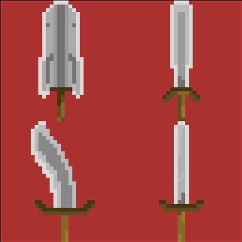 Pixel Swords 3232 By Randomindiedev