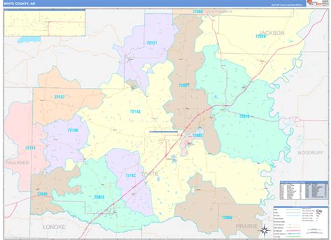 Maps Of White County Arkansas