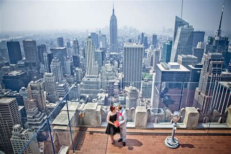 Visit top of the rock twice within 24 hours, once during the day and then again after sunset to see the city in a whole new light. Top of the Rock Wedding Planner, Elopements, Destination ...