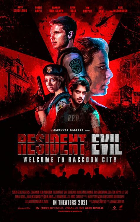 Resident Evil Welcome To Raccoon City Poster2021 Resident Evil Evil