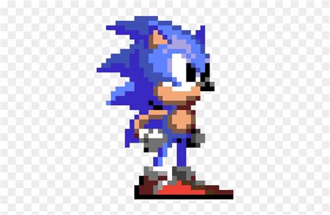 Sonic pixel art remix by davintherapper. Sonic - Sonic The Hedgehog 1991 Pixel Art, HD Png Download ...