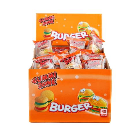Gummi Zone Burger 60 Stuks Skw Balloon And Candy Shop