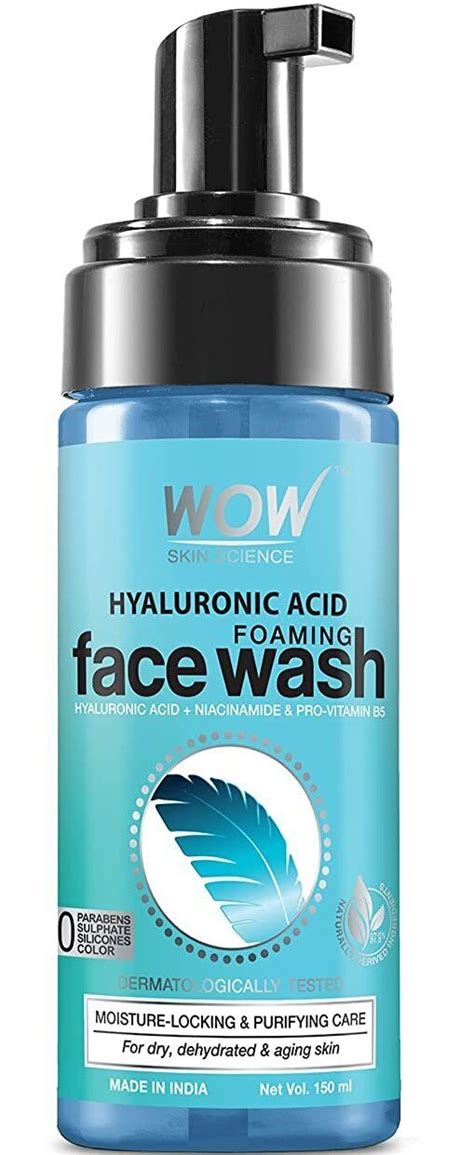 Wow Skin Science Hyaluronic Acid Face Wash Ingredients Explained