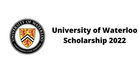 University Of Waterloo Scholarship 2022 Information Hub