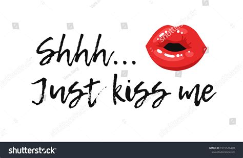 sexy female lips red lipstick text stock vector royalty free 1919526470