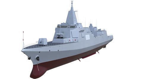 Type 055 Renhai Class Destroyer 3d Model Cgtrader