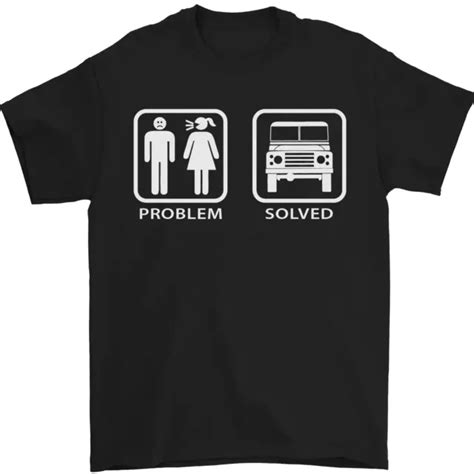 4X4 PROBLÈME RÉSOLU Off Construction de Routes Route T Shirt 100 Coton