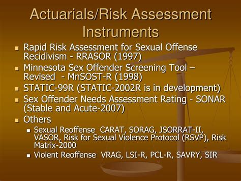 Ppt Sex Offender Risk Assessment Powerpoint Presentation Free Download Id 4506429