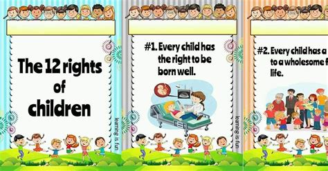 12 Rights Of Children Free Download Deped Click