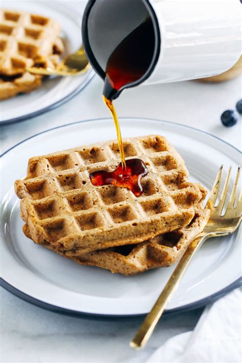 Vegan Gluten Free Oat Flour Waffles Making Thyme For Health