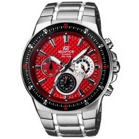 new casio edifice mens red chronograph sports watch model ef 552d 4avdf online at best price