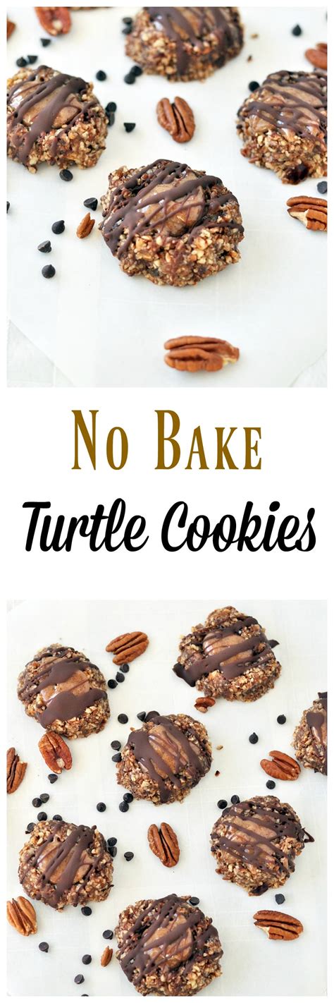 No Bake Turtle Cookies My Whole Food Life