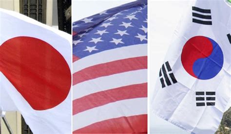 Us Japan S Korea Vow Concerted Efforts To Address N Korea Nukes
