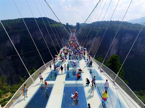 Highest Longest China’s Record Breaking Glass Bridge Cgtn