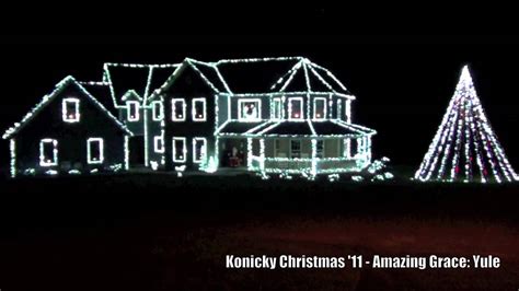 Konicky Christmas Lights 2011 Amazing Grace Youtube