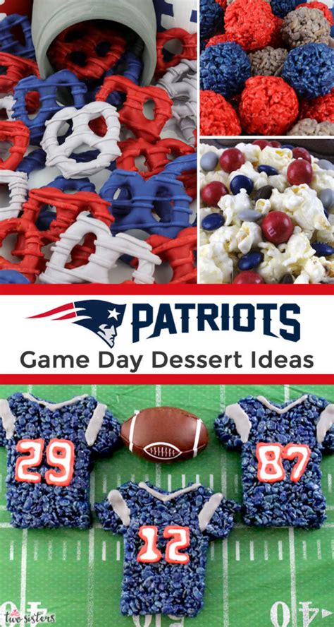 New England Patriots Game Day Treats Two Sisters