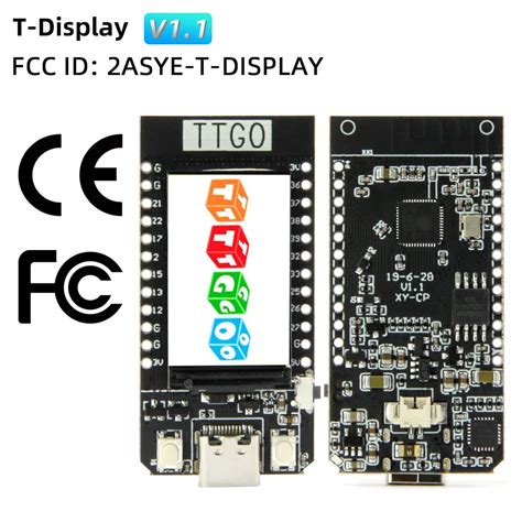 Lilygo Ttgo T Display Esp32 Development Board Wifi Bluetooth 1 14 Inch