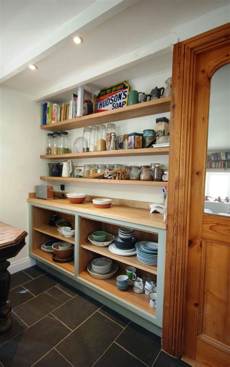 Base cabinets there are no products in this category. Open base cabinets with shelves above | Bespoke kitchens ...