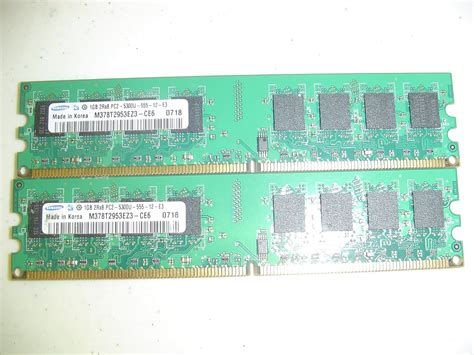 buy m378t2953ez3 ce6 2 sticks samsung 1gb ddr2 sdram memory module online at low