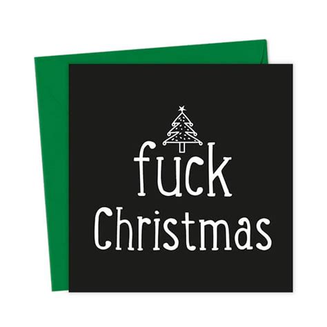 Fuck Christmas Christmas Card