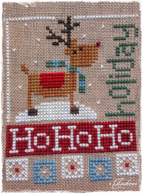 zagatkowa pracownia hohoho holidays sal jingles 2 holiday cross stitch xmas cross stitch