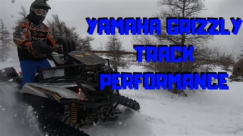 2017 Yamaha Grizzly 700 Tracks Performance Youtube