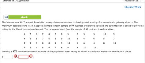Solved The International Air Transport Association Surveys